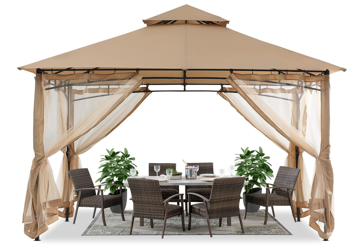 Foisor ABCCANOPY DP Gazebo26 2.5x2.5 m, plasa, impermeabil