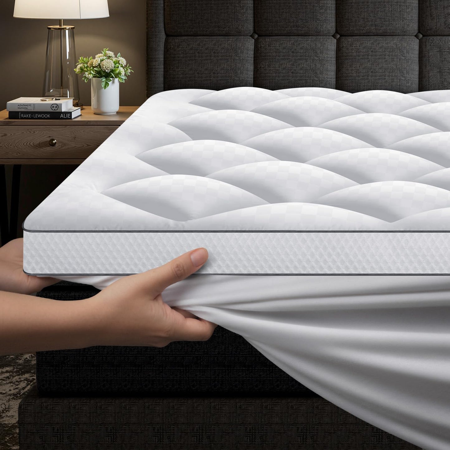 Topper saltea Autsel B103-027 Memory Foam 160x200 cm 1000 gsm