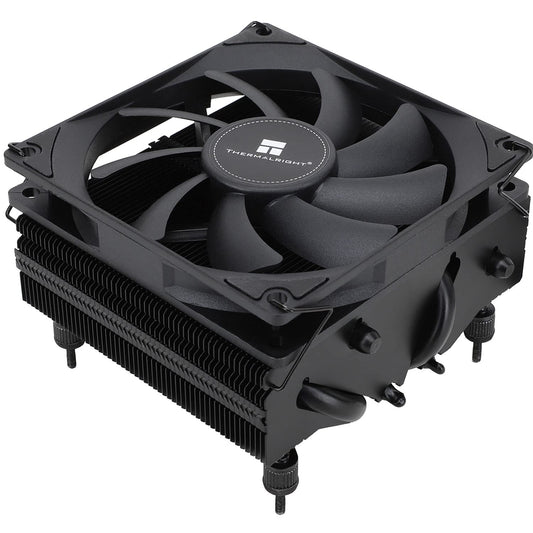 Cooler Procesor Thermalright AXP90-X53 Black Cooler CPU Low Profile 53mm, Ventilator 2700RPM Silentios, Compatibil AM4/AM5/Intel 1700