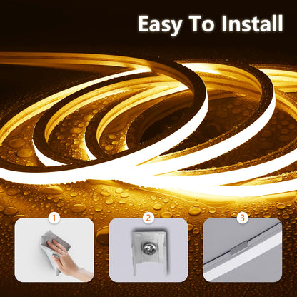 Banda LED SUCIKORIO Blanc Chaud 15 m IP65 3000K flexibila