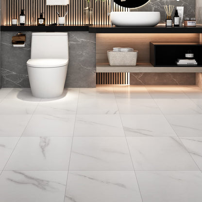 Placi pardoseala Livelynine 30x30 cm 16 buc PVC autoadezive gri