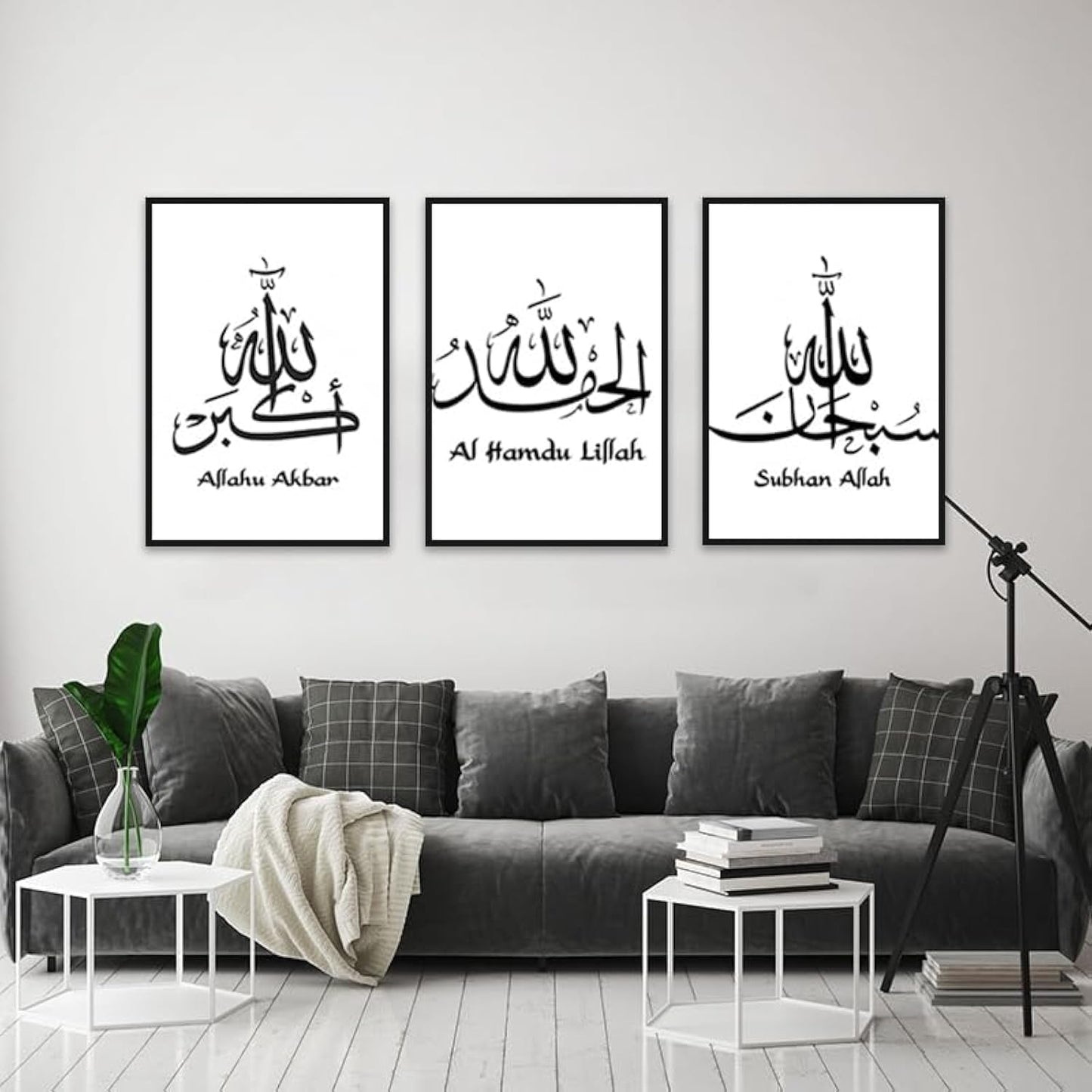 Tablou QPLGTU Marble Canvas Painting 60x90 cm, set 3 piese