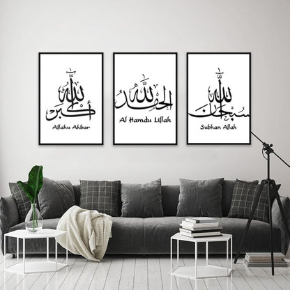 Tablou QPLGTU Marble Canvas Painting 60x90 cm, set 3 piese