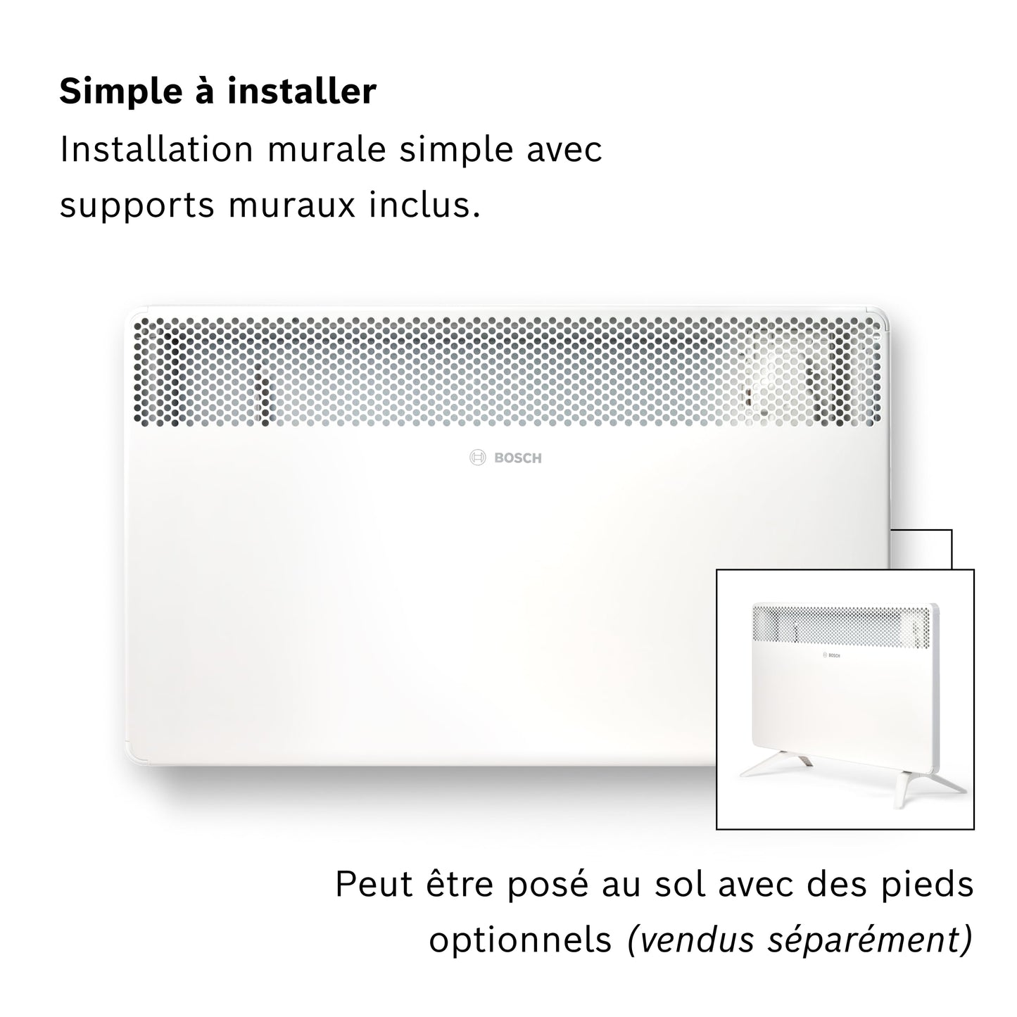 Convector incalzitor electric Bosch Heat Convector 4000-20 2000 W pentru 20 m