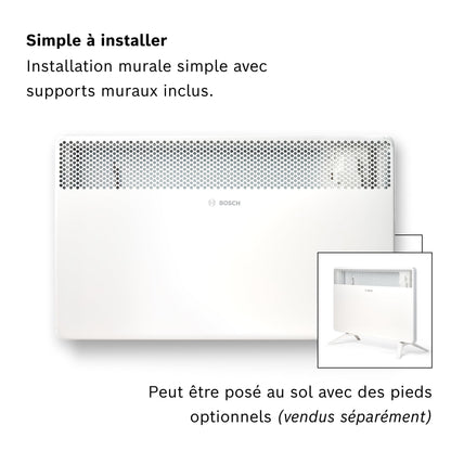 Convector incalzitor electric Bosch Heat Convector 4000-20 2000 W pentru 20 m