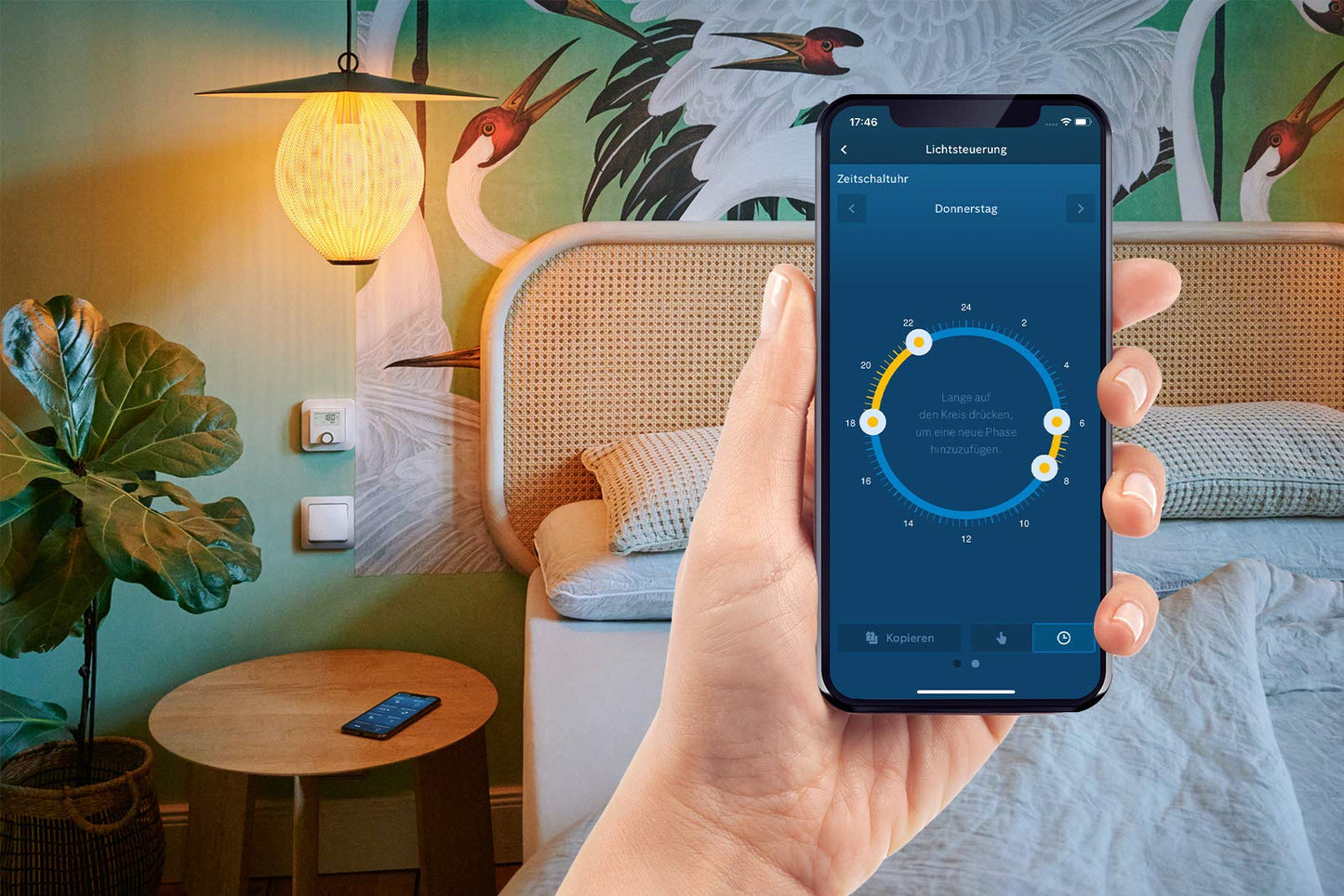 Intrerupator smart Bosch pentru montaj incastrat, 230V, 2A