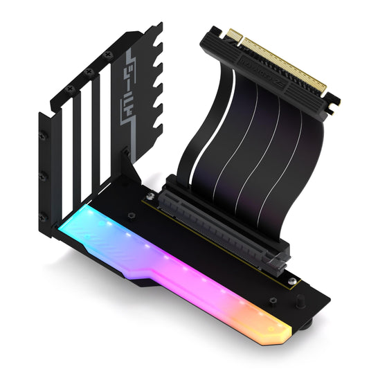 EZDIY-FAB Vertical GPU Mount cu Cablu Riser PCIE 4.0 ARGB