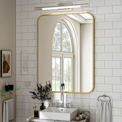 Oglinda Koonmi Gold 120x90 cm Nano Glass Cadru Aluminiu