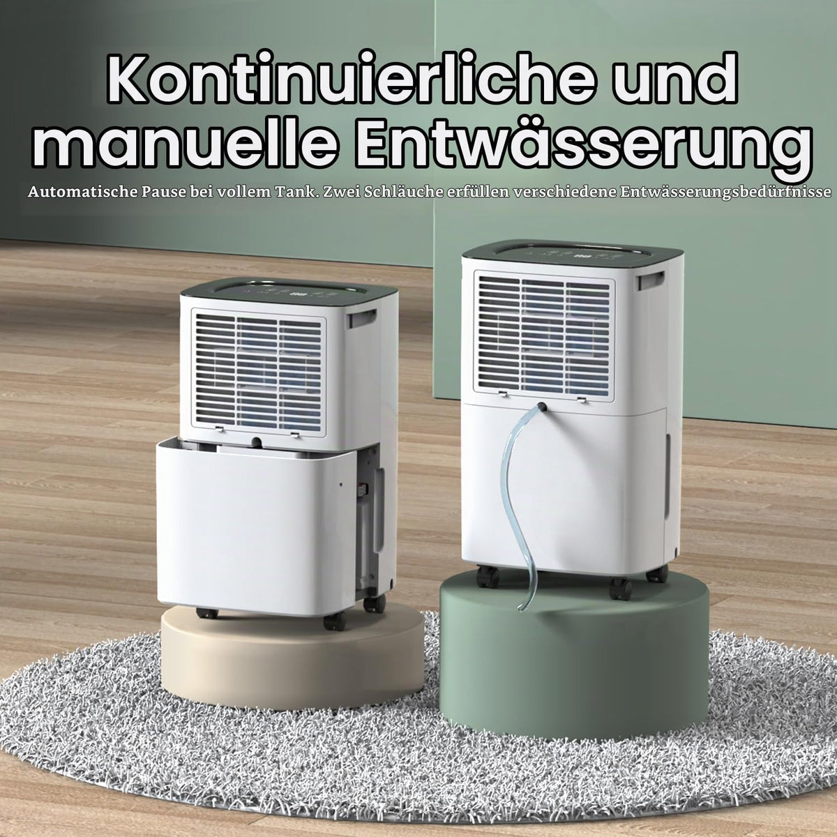 Dezumidificator CONOPU 12 L/zi cu temporizator 24 h si drenaj continuu