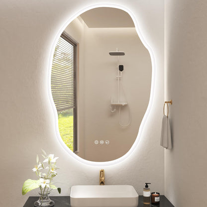 Oglinda baie Sbagno 100x60 cm LED anti-aburire