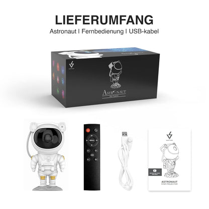 SWIFTVEIN Astronaut LED Starry Sky Projector, Galaxy Light with Remote Control and Timer, Star Projector Kids and Adults, Smart Star Projector White