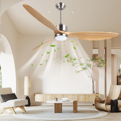 Ventilator tavan Ovlaim 165 cm Wi-Fi LED 6 viteze motor DC silentios