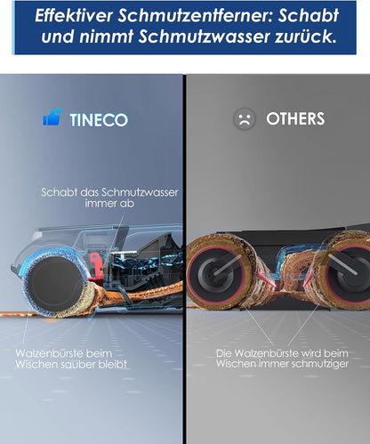 Aspirator vertical Tineco Floor One S5 Combo Power Kit 5 in 1 pentru aspirare uscata si umeda, cu iLoop, Wi-Fi si aplicatie