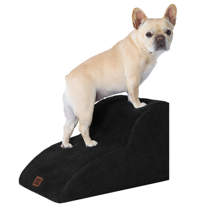 Scara pentru caini EHEYCIGA 4-Step 4 trepte fleece gri