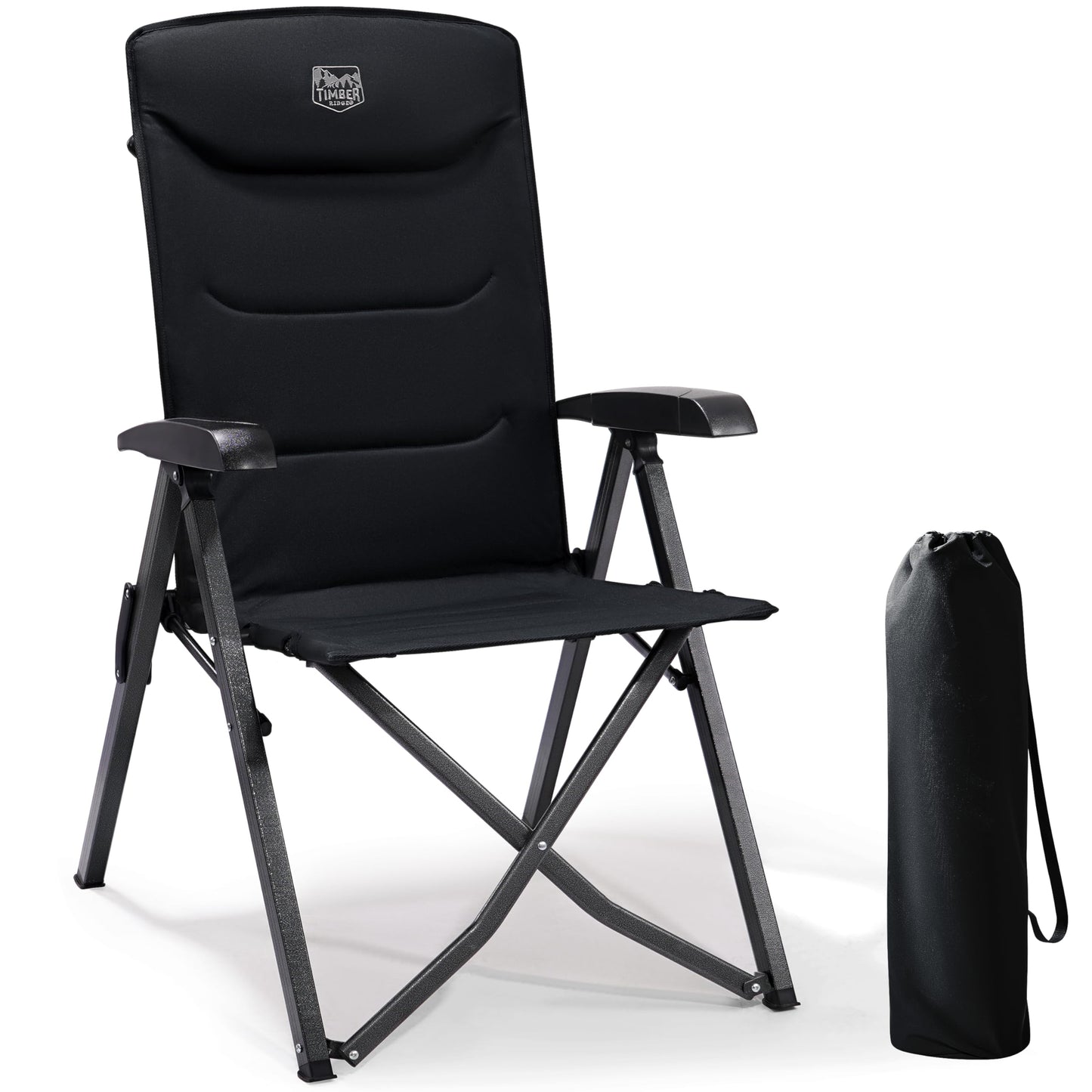 Scaune camping TIMBER RIDGE EU-JAAP-RC-5022 pliabile, 150 kg, 4 pozitii