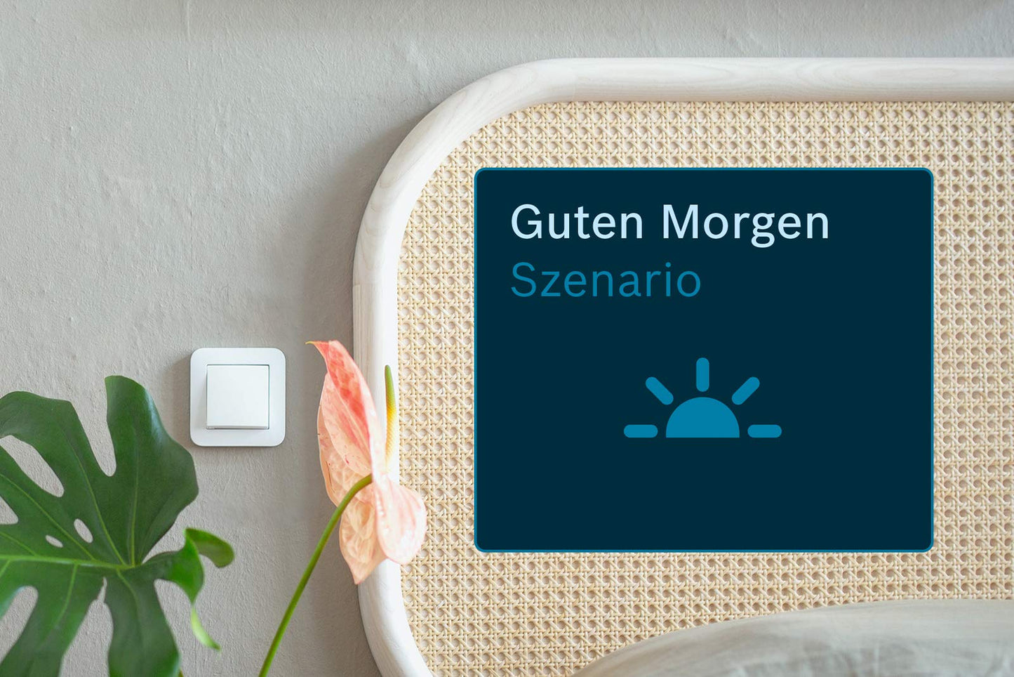 Intrerupator smart Bosch pentru montaj incastrat, 230V, 2A
