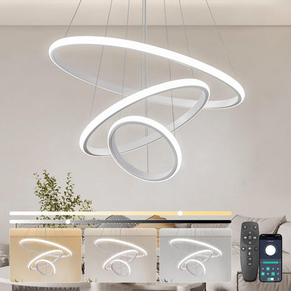 Lampa suspendata KSIBNW 3 Rings LED 45W 3800 lm, reglabila