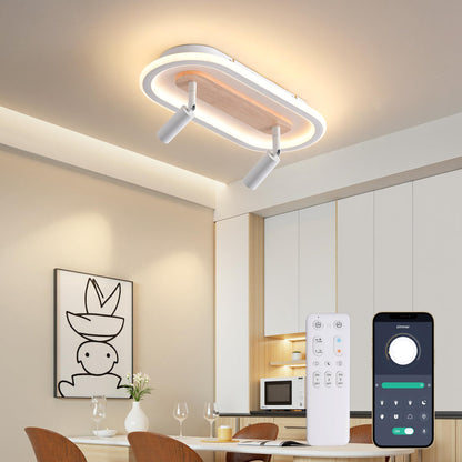 YUEEU PE soveværelse lampe børneværelse lampe loft LED loftslampe børneværelse 40 cm sky loftslampe børnelampe, dæmpbar sky lampe med fjernbetjening, loftslamper til børn, babyværelse