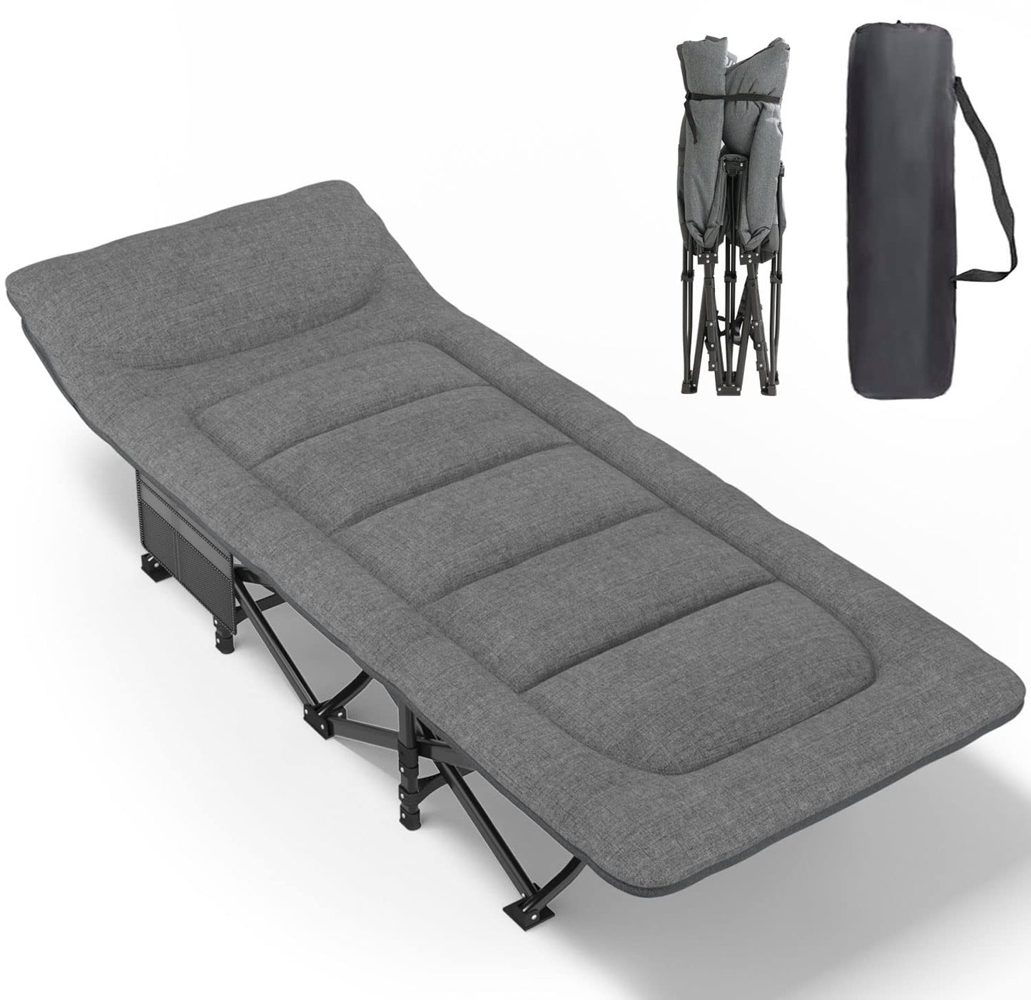 Pat camping ATORPOK SHOP Mh pliabil 200 kg cu perna integrata