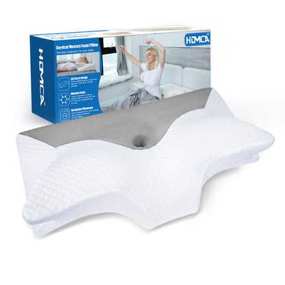 Perna cervicala HOMCA HCCP-01 Memory Foam ergonomica 60x35 cm