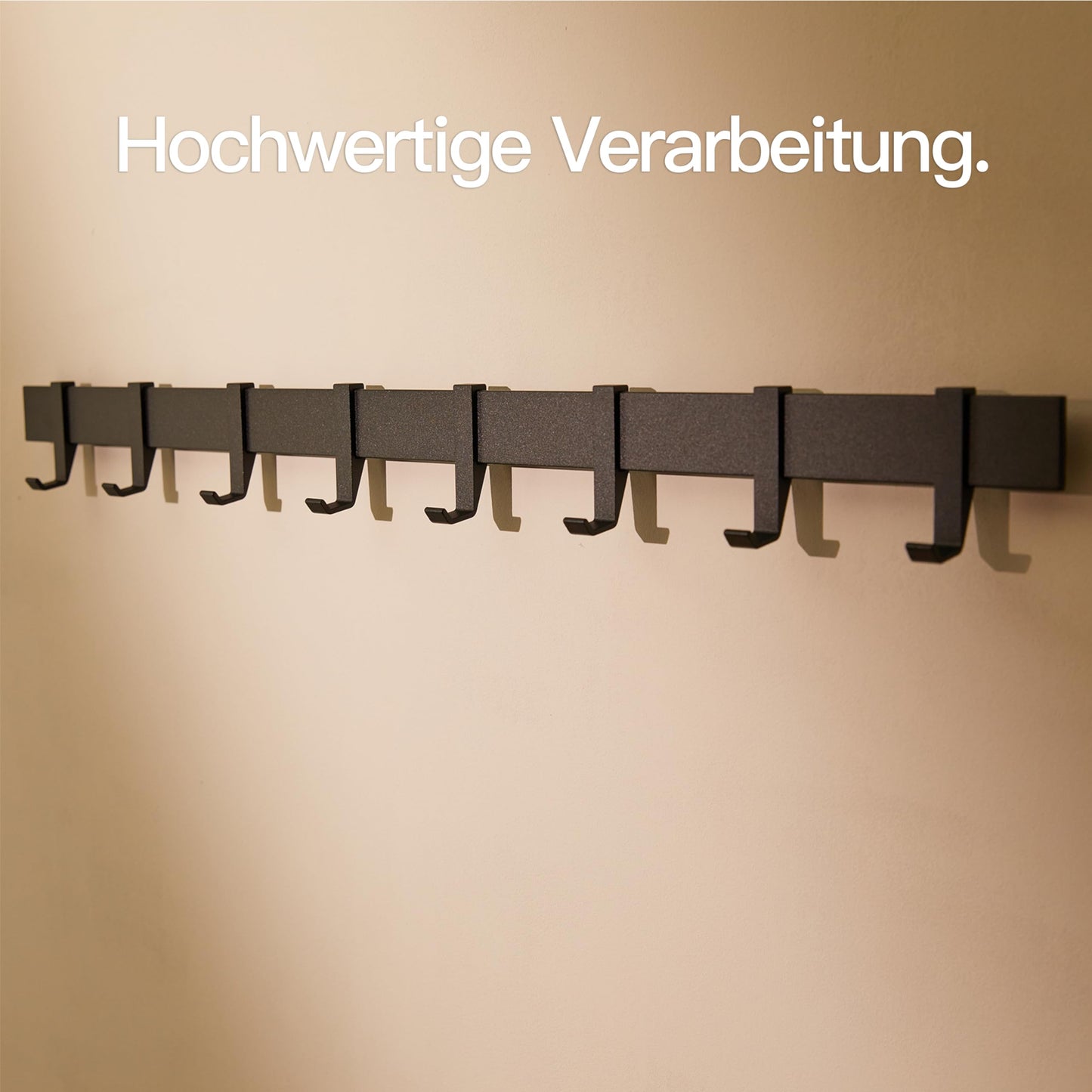 Cuier de perete Designfabrik Hamburg DFHH-A01 8 carlige, aluminiu