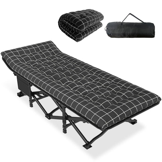 Pat camping ATORPOK SHOP ZZM-1 pliabil, 200 kg, otel