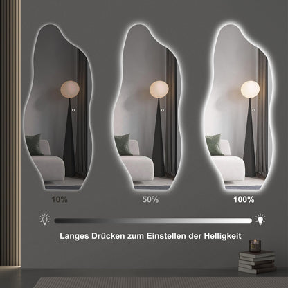 Oglinda LED SDXYSTCE Asymmetrical 120x50 cm IP55 Touch Switch