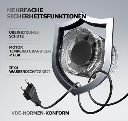 Ventilator tubular BUMSOU 100 mm 130 m3/h 32 dB