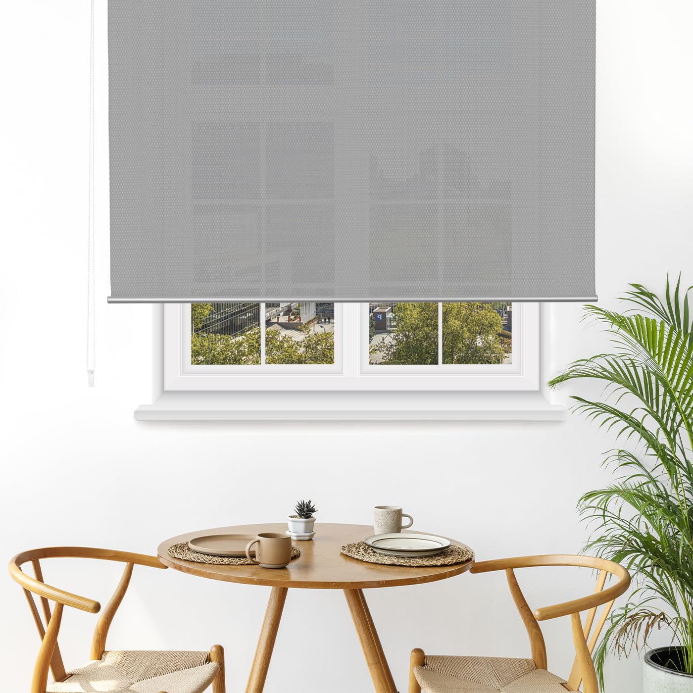 Rulou MERCURY TEXTIL 135x200 cm 5% deschidere, gri, manual
