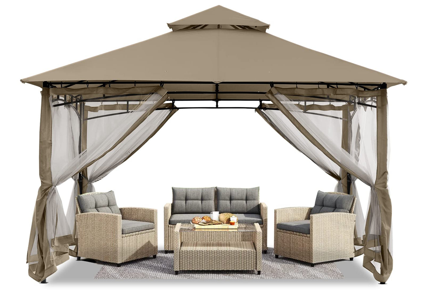 Foisor ABCCANOPY DP Gazebo26 2.5x2.5 m, plasa, impermeabil