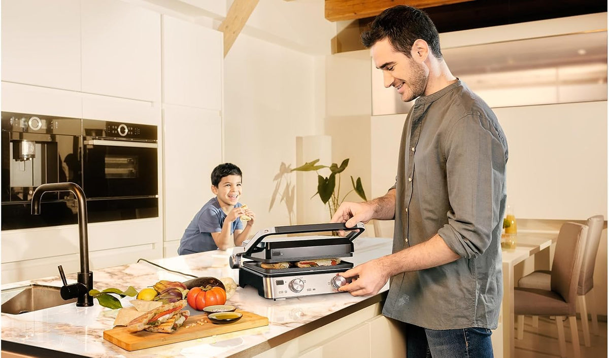 Grill electric Braun MultiGrill 7 CG7020 3 in 1, 2000 W, 230 C