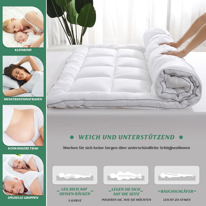 Protector saltea GRT 160x200 cm bambus, umplutura 3D, 30 cm