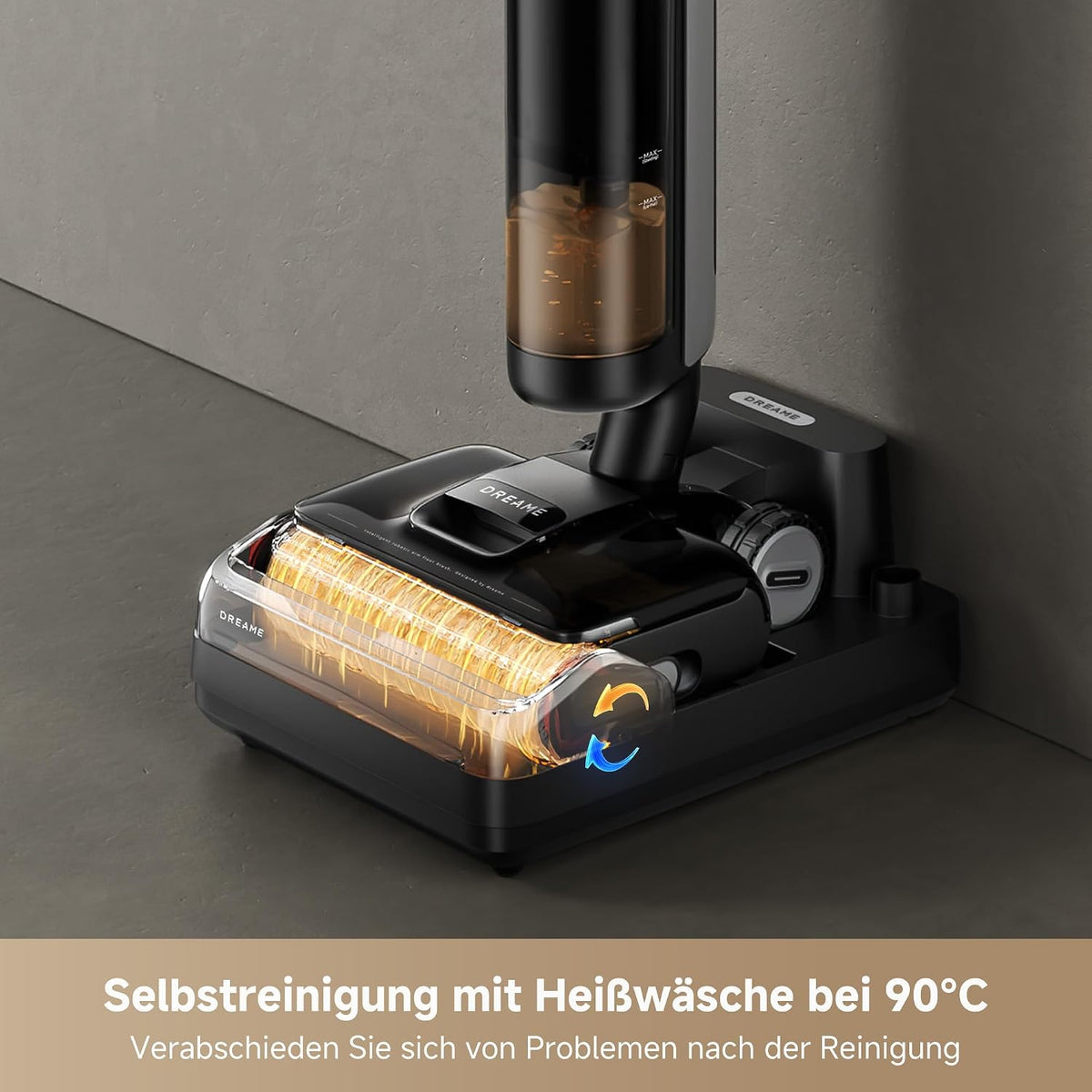 Aspirator umed-uscat dreame H12 Pro FlexReach, 18000 Pa, spalare la 90°C