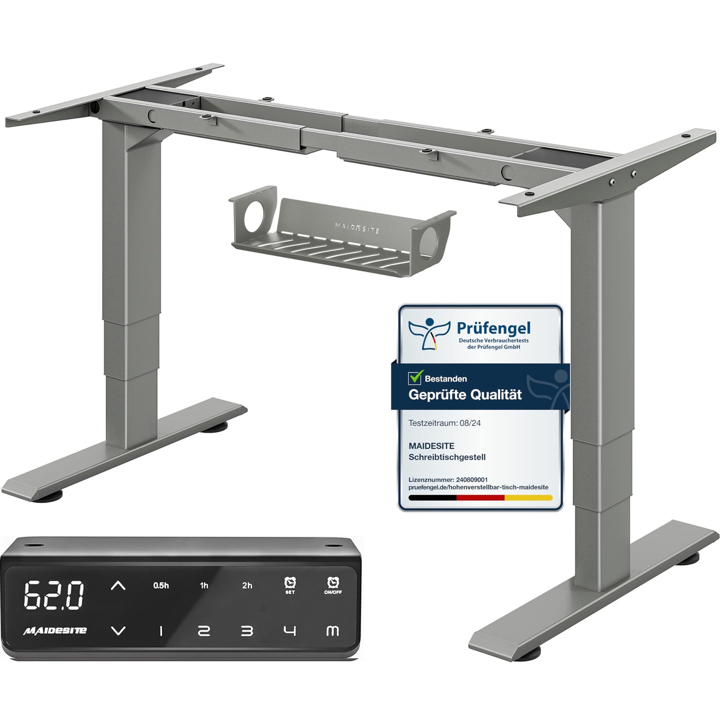 Birou reglabil MAIDeSITe T2 Pro Plus 2 motoare, 125 kg