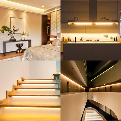 TTWAY COB LED Strip Lights 2700K, Dimmable LED Strip Kit, Super Bright 24V LED Tape Lights CRI90+ with RF Remote and UKCA Power Supply for DIY Home Decoration, 3M, 1440LEDs, Warm White.