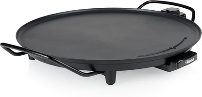 Plita grill Tristar BP-2787, diametru 40 cm, 2000 W, neagra