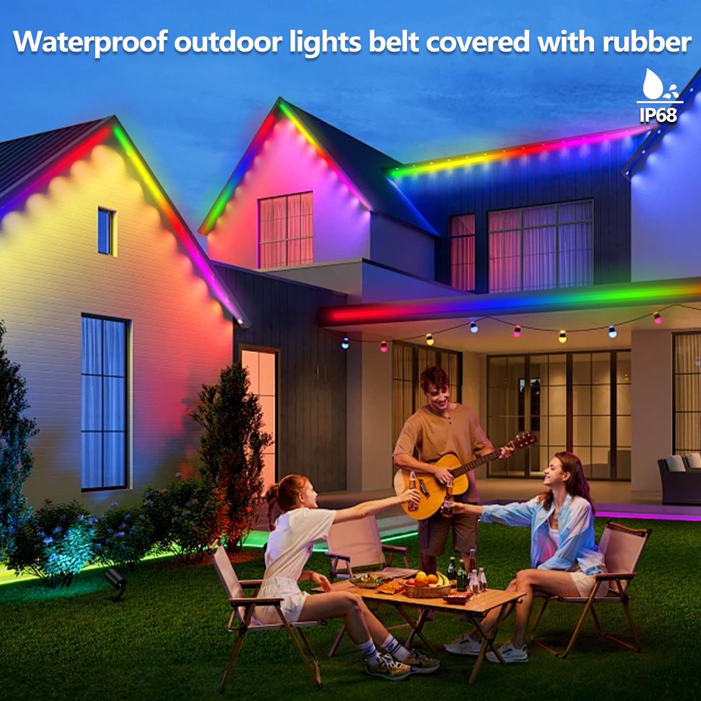 Banda LED Outdoor Magic Lantern 20 M IP68 RGB Bluetooth 24V