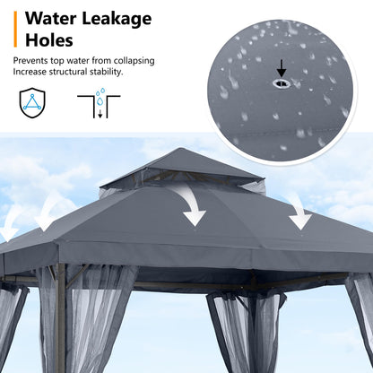 Foisor ABCCANOPY DP Gazebo26 2.5x2.5 m, plasa, impermeabil