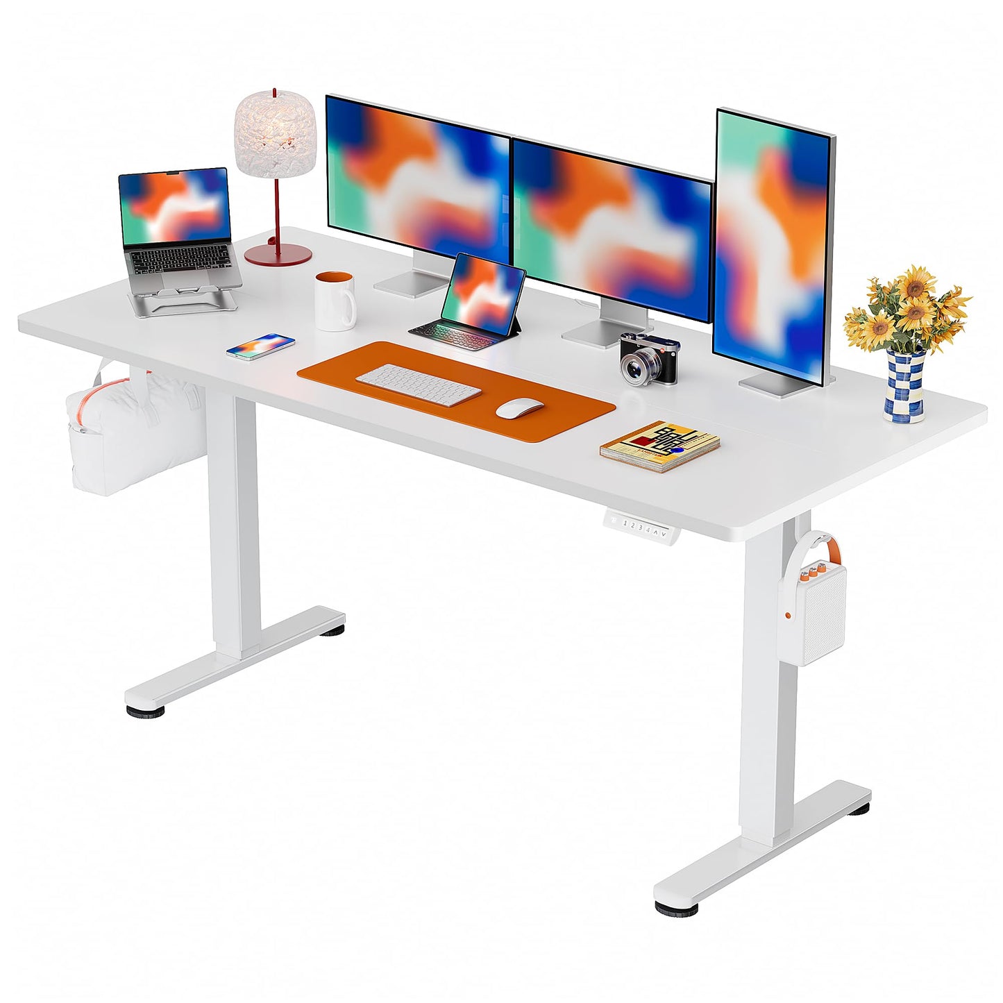 Birou ErGear Height-Adjustable Desk 160x80 cm electric 72-118 cm