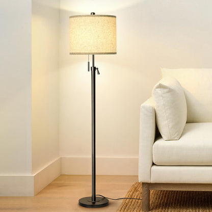 Lampa de podea Black 140-168 cm E27 LED 9W 3 temperaturi