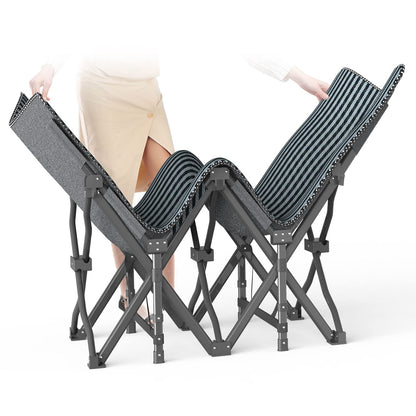 Pat camping ATORPOK SHOP HGHD pliabil, cadru otel, 250 kg