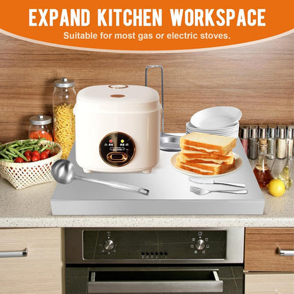 Protector plita YUCHENGTECH 76x56x7 cm inox spatiu suplimentar
