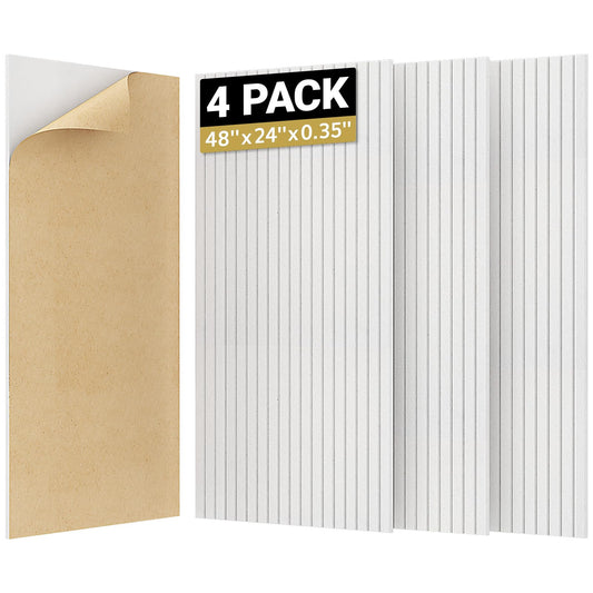 Panouri acustice TONOR 4 Pack 121.9 x 59.9 cm autoadezive
