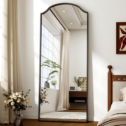 Oglinda corp Koonmi Iron Edge 165x60 cm rama neagra curbata