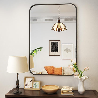Oglinda Koonmi Gold 120x90 cm Nano Glass Cadru Aluminiu