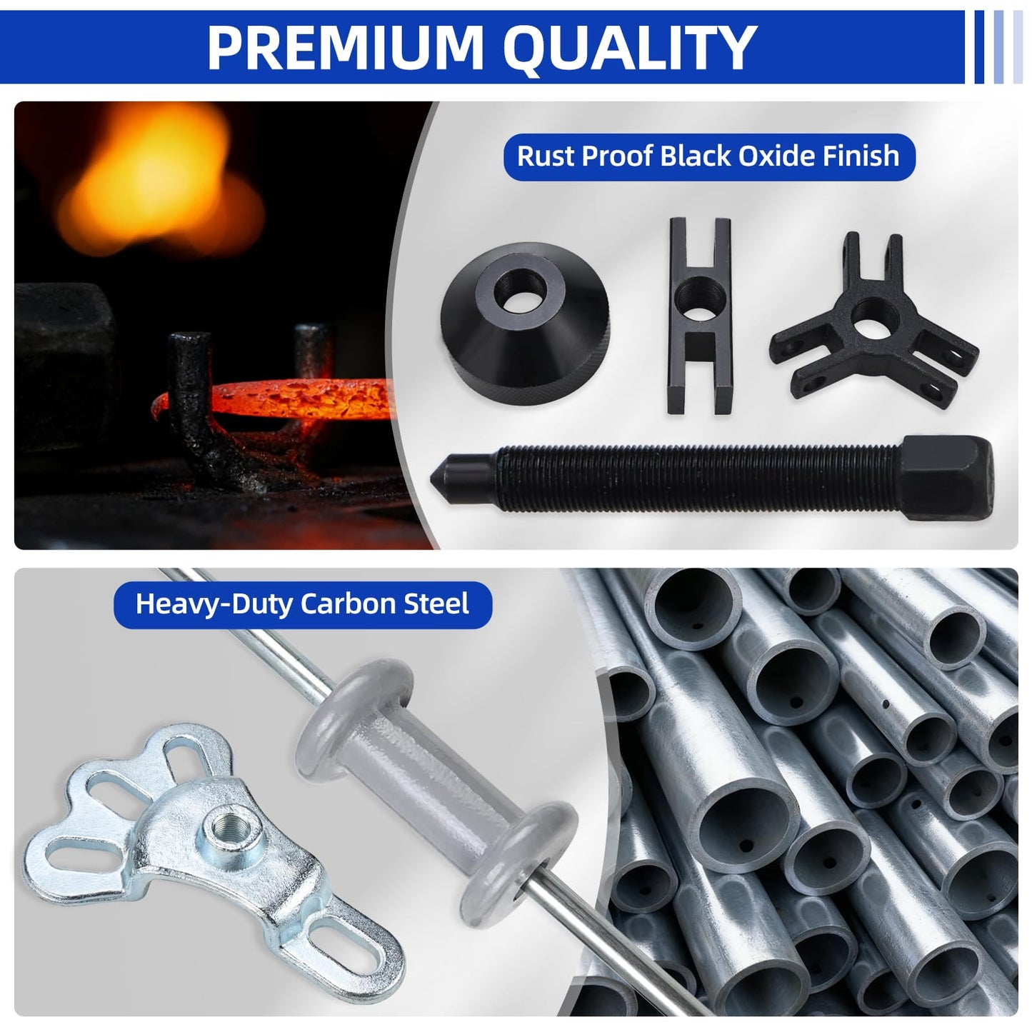 Extractor cu ciocan culisant FreeTec ZY0016 8 functii pentru rulmenti