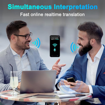 Translator Voice Translator Device, 138 Languages Intelligent AI Foreign Language Translator with 4.1 Inch Screen, Supports WLAN/Hotspot/Offline Translation and Instant Two-Way Translation (Z6)