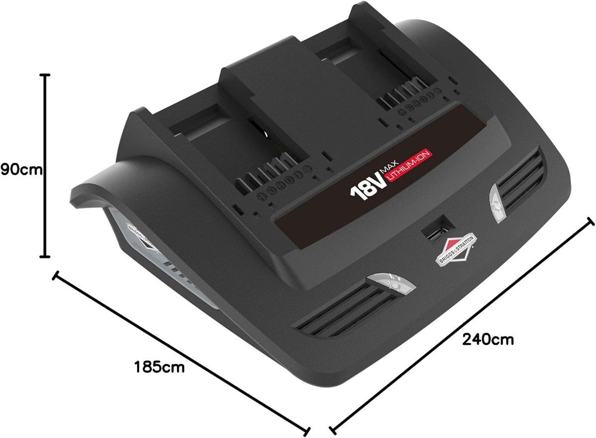 Incarcator dublu Briggs & Stratton 18V Li-Ion pentru unelte Murray 18V