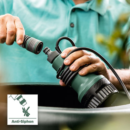 Pompa submersibila Bosch GardenPump 18V-2000, fara baterie, verde clasic