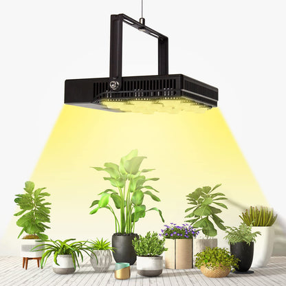 SANSI 70 W LED Plant Lamp for Indoor Plants, 700 W Equiv, Full Spectrum Dimmable Grow Light and Optical Lens for High PPFD, Energy-Saving Plant Lamps for Large Plants